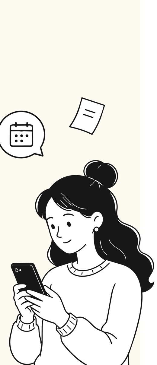 Ilustración: persona encontrando todo al instante con Yose